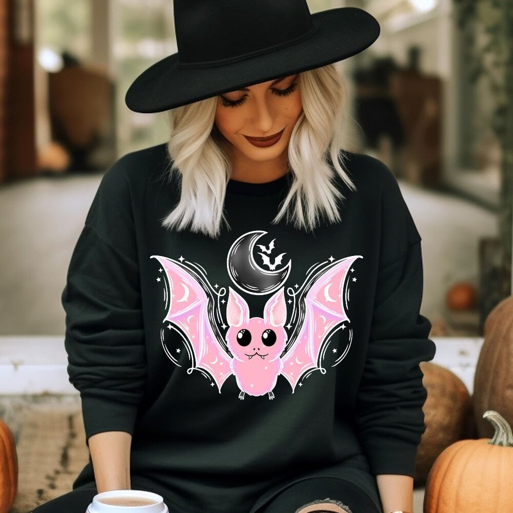 Pink Bat Sweatshirt